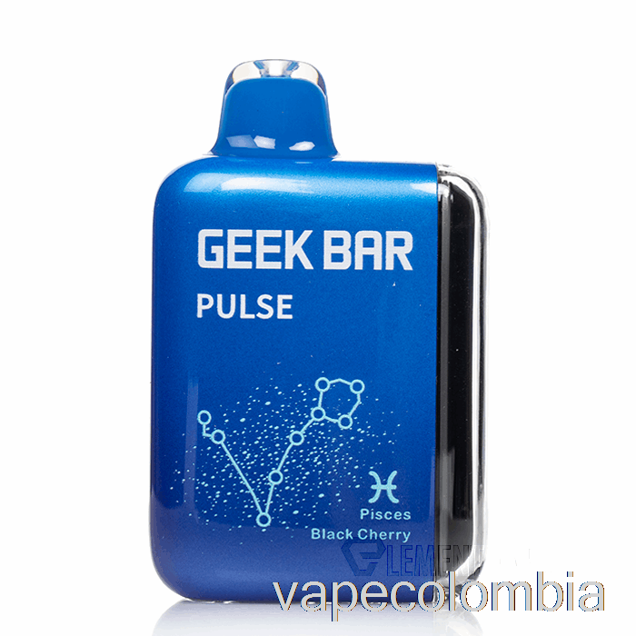 Kit Vape Completo Geek Bar Pulse 15000 Desechable Negro Cereza
